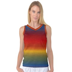 Ombre Women s Basketball Tank Top by ValentinaDesign