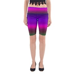 Ombre Yoga Cropped Leggings by ValentinaDesign