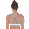 Ombre Cross String Back Sports Bra View2