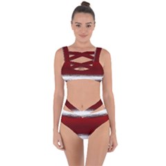 Ombre Bandaged Up Bikini Set  by ValentinaDesign