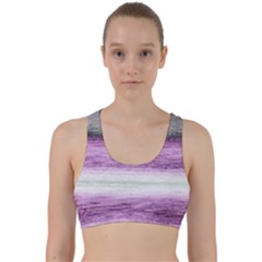 Ombre Back Weave Sports Bra by ValentinaDesign