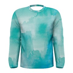 Ombre Men s Long Sleeve Tee by ValentinaDesign