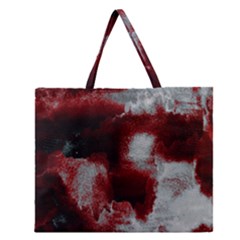 Ombre Zipper Large Tote Bag by ValentinaDesign