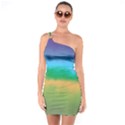 Ombre One Soulder Bodycon Dress View1