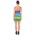 Ombre One Soulder Bodycon Dress View2
