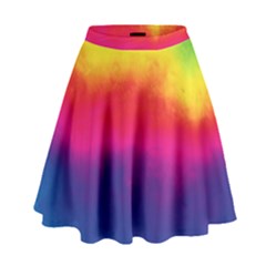 Ombre High Waist Skirt