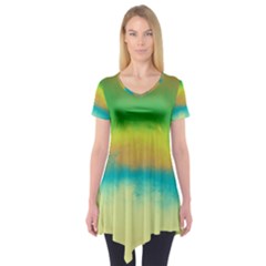 Ombre Short Sleeve Tunic  by ValentinaDesign