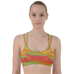 Ombre Line Them Up Sports Bra by ValentinaDesign