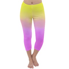 Ombre Capri Winter Leggings  by ValentinaDesign