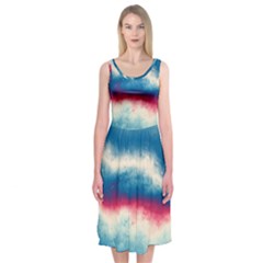 Ombre Midi Sleeveless Dress by ValentinaDesign