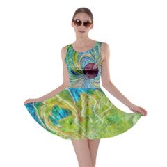 Magnetosphere Two Sided Skater Dress by Alphabrett