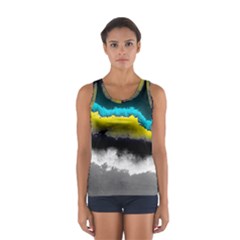 Ombre Sport Tank Top  by ValentinaDesign