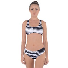 Ombre Criss Cross Bikini Set by ValentinaDesign