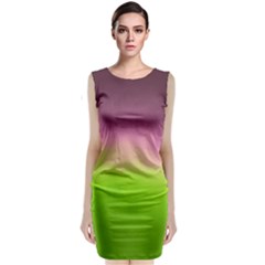 Ombre Classic Sleeveless Midi Dress