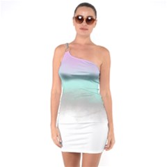 Ombre One Soulder Bodycon Dress by ValentinaDesign