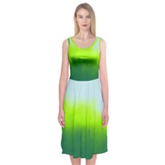 Ombre Midi Sleeveless Dress by ValentinaDesign