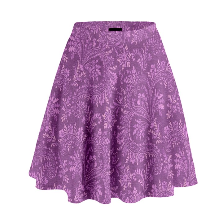 Floral pattern High Waist Skirt