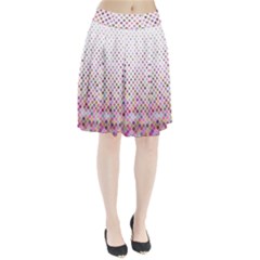 Pattern Square Background Diagonal Pleated Skirt by Nexatart