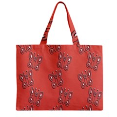 Butterfly Pink Pattern Wallpaper Zipper Mini Tote Bag by Nexatart