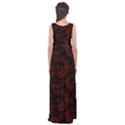 Dark Red Flourish Empire Waist Maxi Dress View2