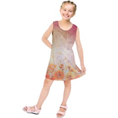 Flower Power, Cherry Blossom Kids  Tunic Dress by FantasyWorld7