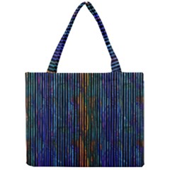 Stylish Colorful Strips Mini Tote Bag