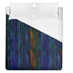 Stylish Colorful Strips Duvet Cover (Queen Size)