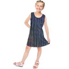 Stylish Rainbow Strips Kids  Tunic Dress by gatterwe