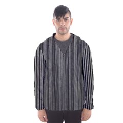 Stylish Silver Strips Hooded Wind Breaker (men) by gatterwe