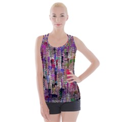Colorful Shaky Paint Strokes                             Criss Cross Back Tank Top by LalyLauraFLM