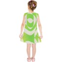 Green shapes canvas                           Kid s Tunic Dress View2