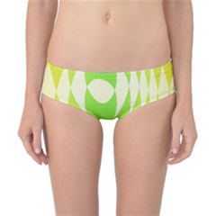 Green shapes canvas                              Classic Bikini Bottoms