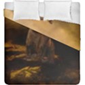 Roaring Grizzly Bear Duvet Cover Double Side (King Size) View1