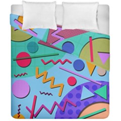 Memphis #10 Duvet Cover Double Side (california King Size) by RockettGraphics