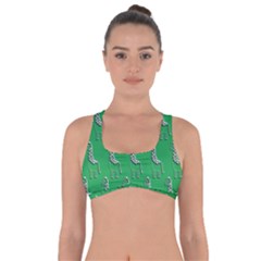 Giraffe Pattern Wallpaper Vector Got No Strings Sports Bra