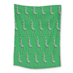 Giraffe Pattern Wallpaper Vector Medium Tapestry