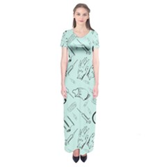 Pattern Medicine Seamless Medical Short Sleeve Maxi Dress