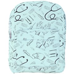 Pattern Medicine Seamless Medical Full Print Backpack by Nexatart