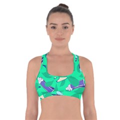 Pattern Seamless Background Desktop Cross Back Sports Bra