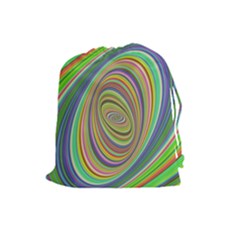 Ellipse Background Elliptical Drawstring Pouches (large)  by Nexatart