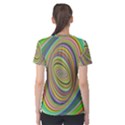 Ellipse Background Elliptical Women s Cotton Tee View2