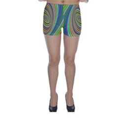 Ellipse Background Elliptical Skinny Shorts by Nexatart