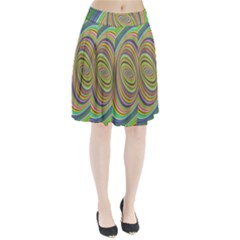 Ellipse Background Elliptical Pleated Skirt