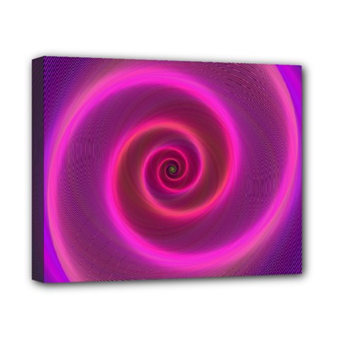 Pink Background Neon Neon Light Canvas 10  x 8 