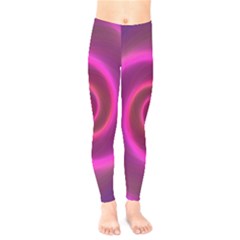 Pink Background Neon Neon Light Kids  Legging