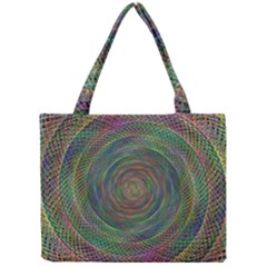 Spiral Spin Background Artwork Mini Tote Bag by Nexatart