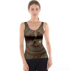 Steampunk, Awesome Clocks Tank Top by FantasyWorld7