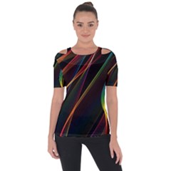 Rainbow Ribbons Short Sleeve Top