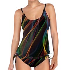 Rainbow Ribbons Tankini Set by Nexatart