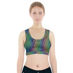 Texture Abstract Background Sports Bra With Pocket